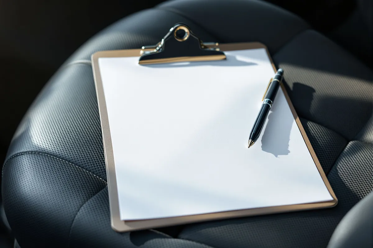 A checklist representing the rental reimbursement line on an insurance policy declarations page